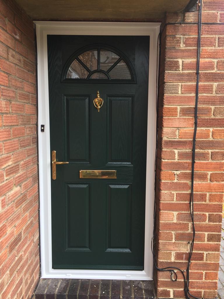 Replacement composite front door in Godmanchester