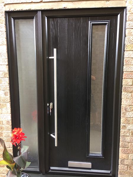 Contemporary replacement front door in Somersham